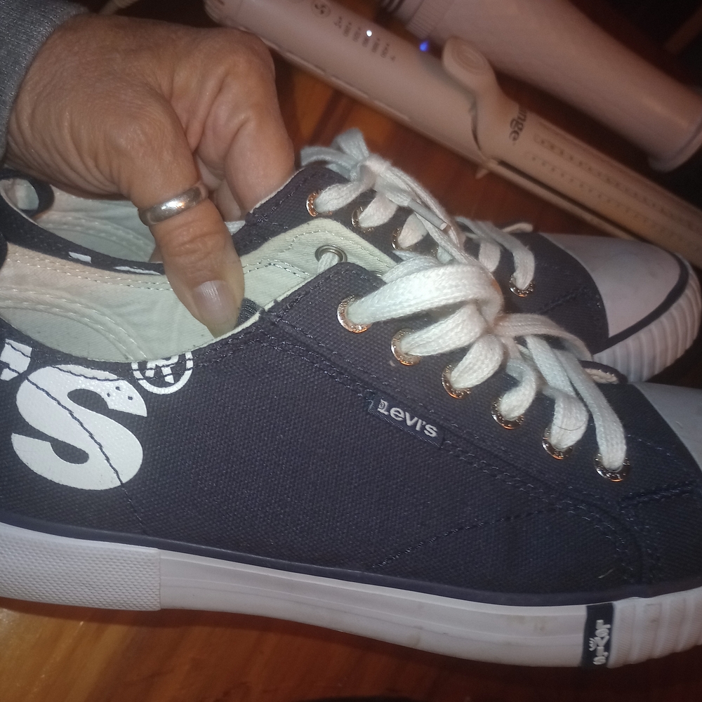 Levi's Navy Sneakers with White Accents